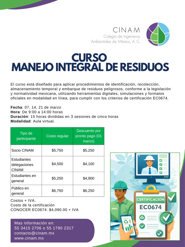 flyer curso residuos